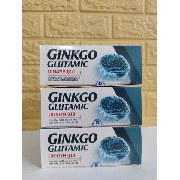 Hoạt huyết dưỡng não GINKGO GLUTAMIC  hỗ trợ cải thiện tuần hoàn máu não giảm các di chứng