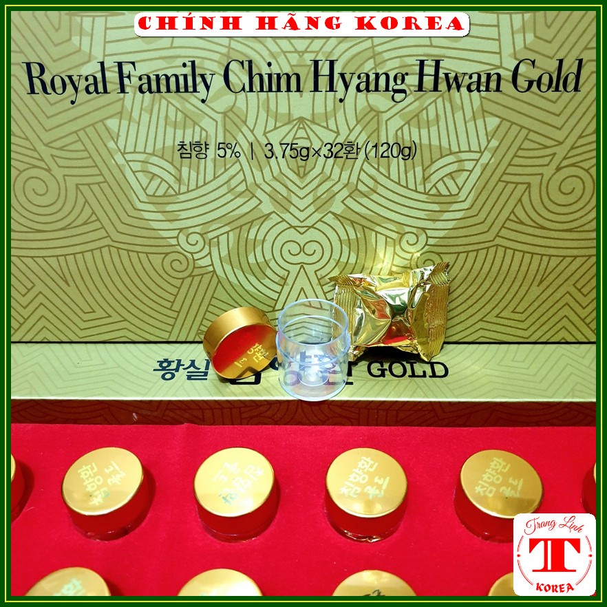 An cung trầm hương hàn quốc, hộp 32 viên - Viên hoàn trầm hương chính hãng Korea - tranglinh