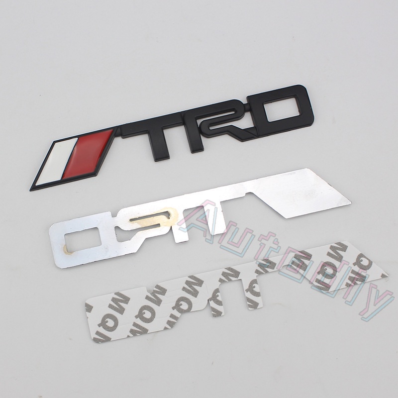 FENDER 1 Nhãn Dán Trang Trí Xe Hơi Toyota Họa Tiết Chữ TRD