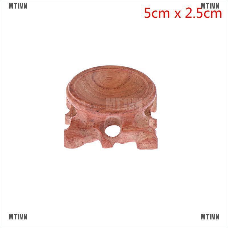 Đế Gỗ Tròn Trưng Bày Trang Sức Tiện Dụng