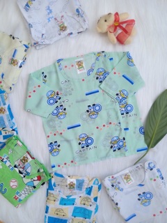 Áo tole/ lanh mặc mát cho bé cài bác sĩ