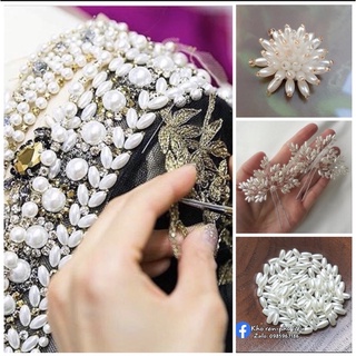 Hạt trai thóc dùng đính kết áo, sâu vòng, làm đồ handmade