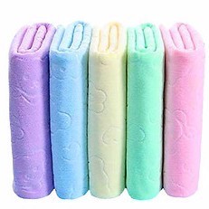 Khăn Tắm Xuất Nhật Họa Tiết Gấu In Chìm Khổ Lớn 1m4 x 70cm
