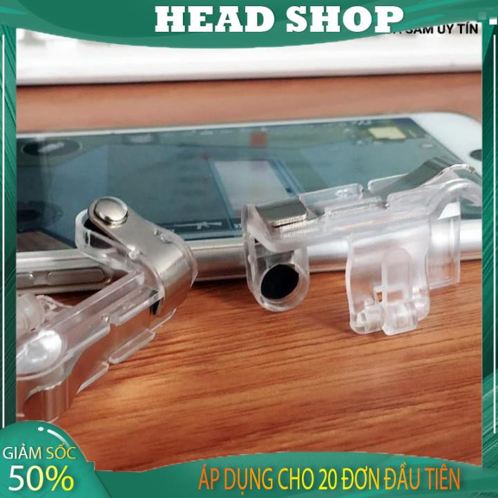 Bộ 2 nút bấm cơ F3 hỗ trợ Pubg Mobile, Ros Mobile, Ipad - Thế hệ F3 (Nút cơ) HEAD SHOP