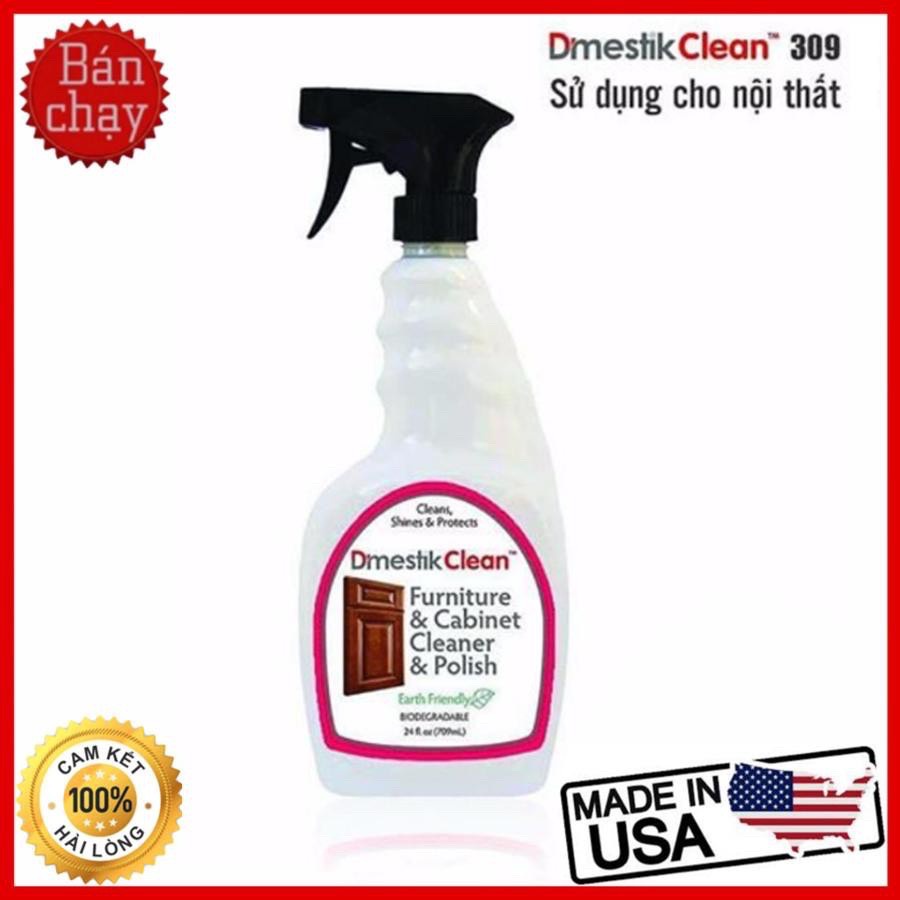 Dung Dịch Vệ Sinh Làm Sạch Đồ Nội Thất D'mestik Clean 309