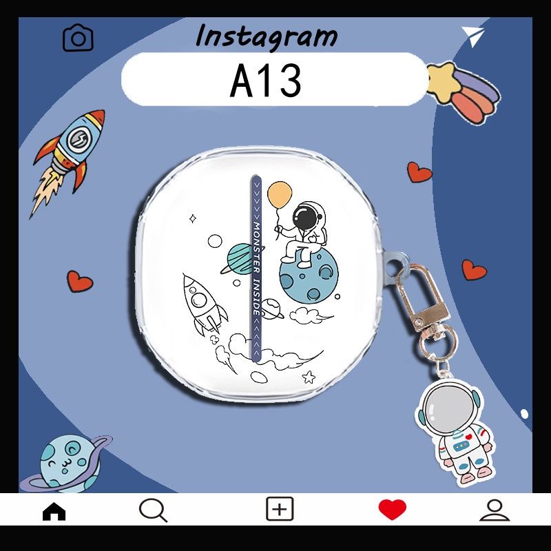 Case cho tai nghe bluetooth Baseus WM02 hoạ tiết dễ thương