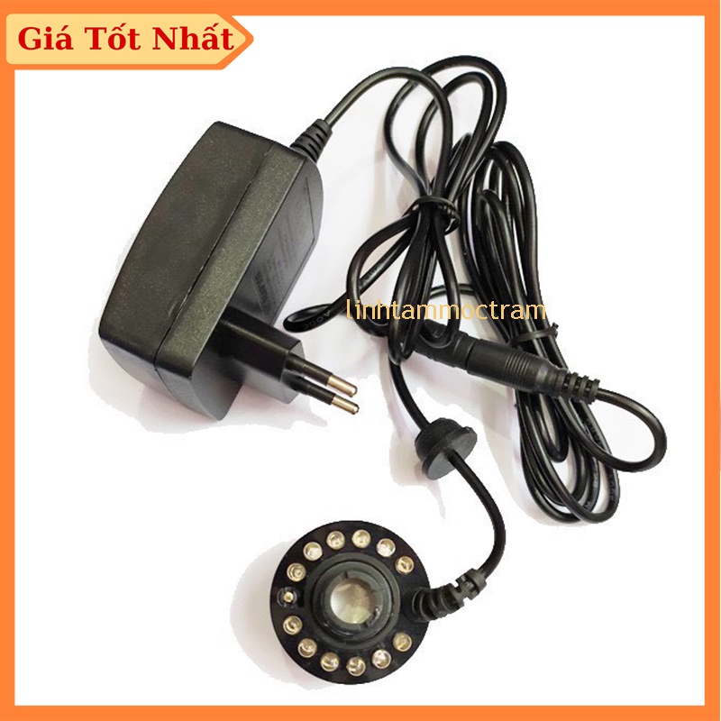 Máy tạo khói phun sương có đèn led đổi màu dành cho thác nước phong thủy, tiểu cảnh