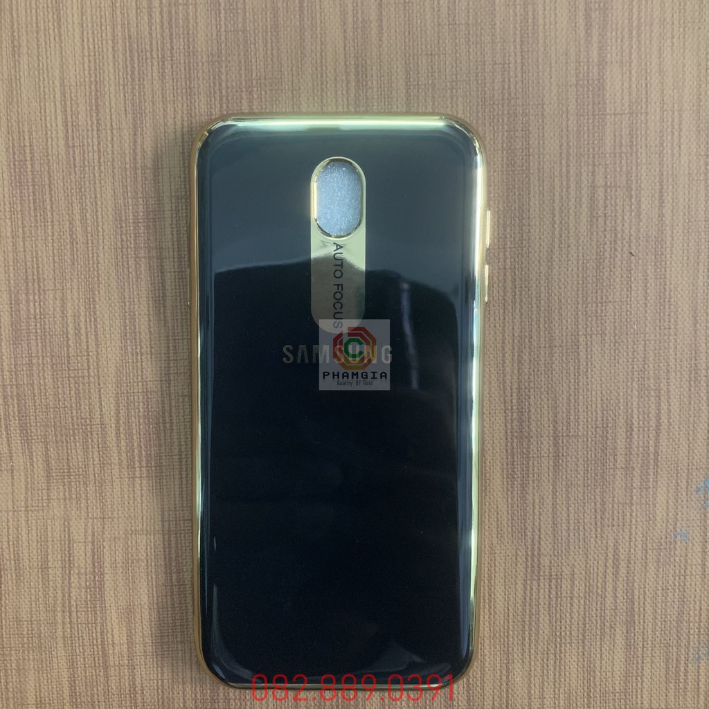 Ốp lưng samsung J730 dẻo lưng bóng viền nổi