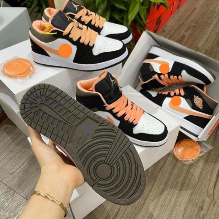 Giày thể thao jordan 1 low hồng đào ,giày sneaker  AIR JORDAN 1 LOW PEACH MOCHA tặng kèm dây | BigBuy360 - bigbuy360.vn