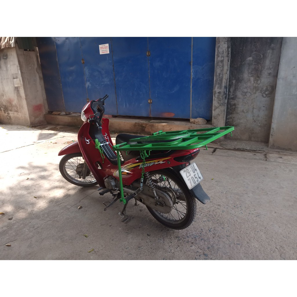 Giá chở hàng xe máy, baga xe máy đa năng có thể mở cốp đổ xăng không cần tháo Baga - Xưởng Cơ Khí Minh Tuệ