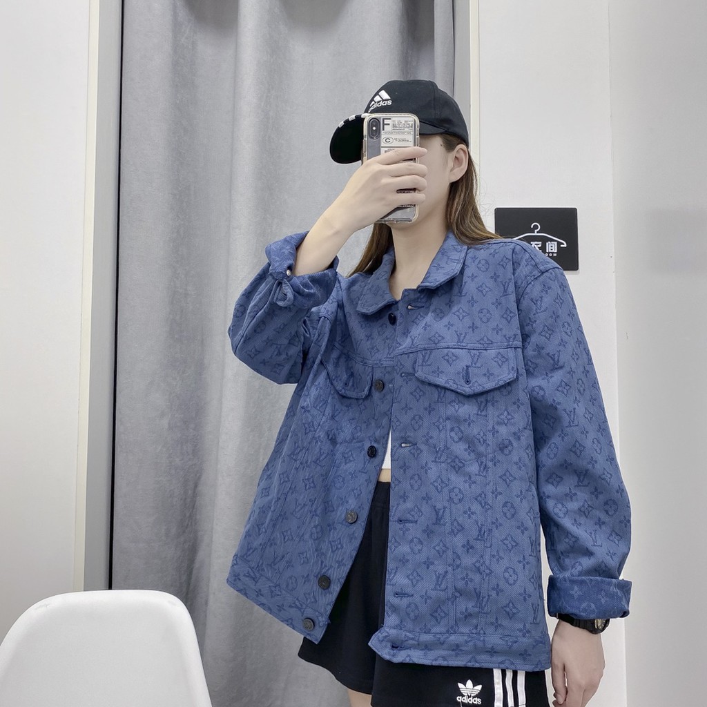 [Babe I'm Real] Áo Denim LouisVuitton 20FW Virgil Abloh ( Full Tag, mac,... )