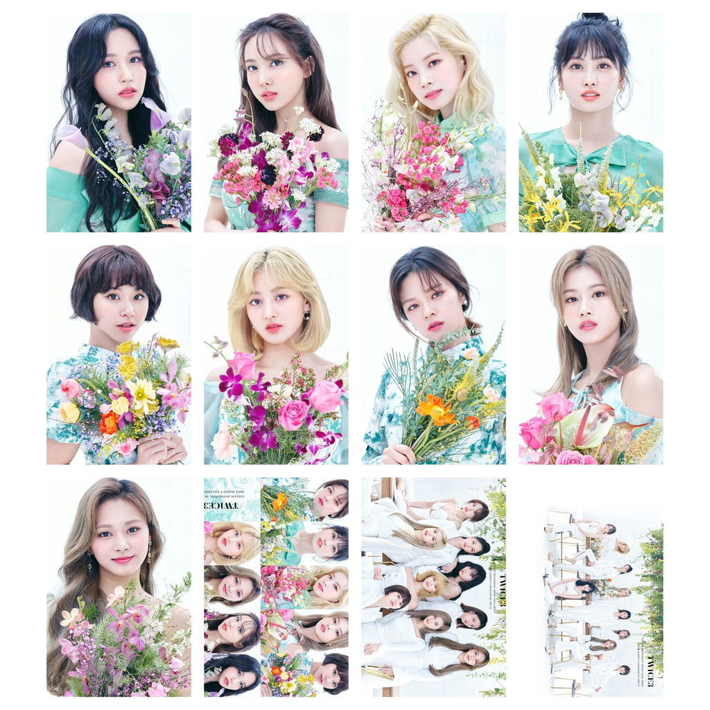 Bộ 12 poster A4 ảnh TWICE bộ ảnh TWICE3 Japan