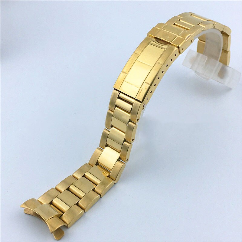 Dây Đeo Đồng Hồ Bằng Thép Không Gỉ 20mm Thời Trang Cho Rolex