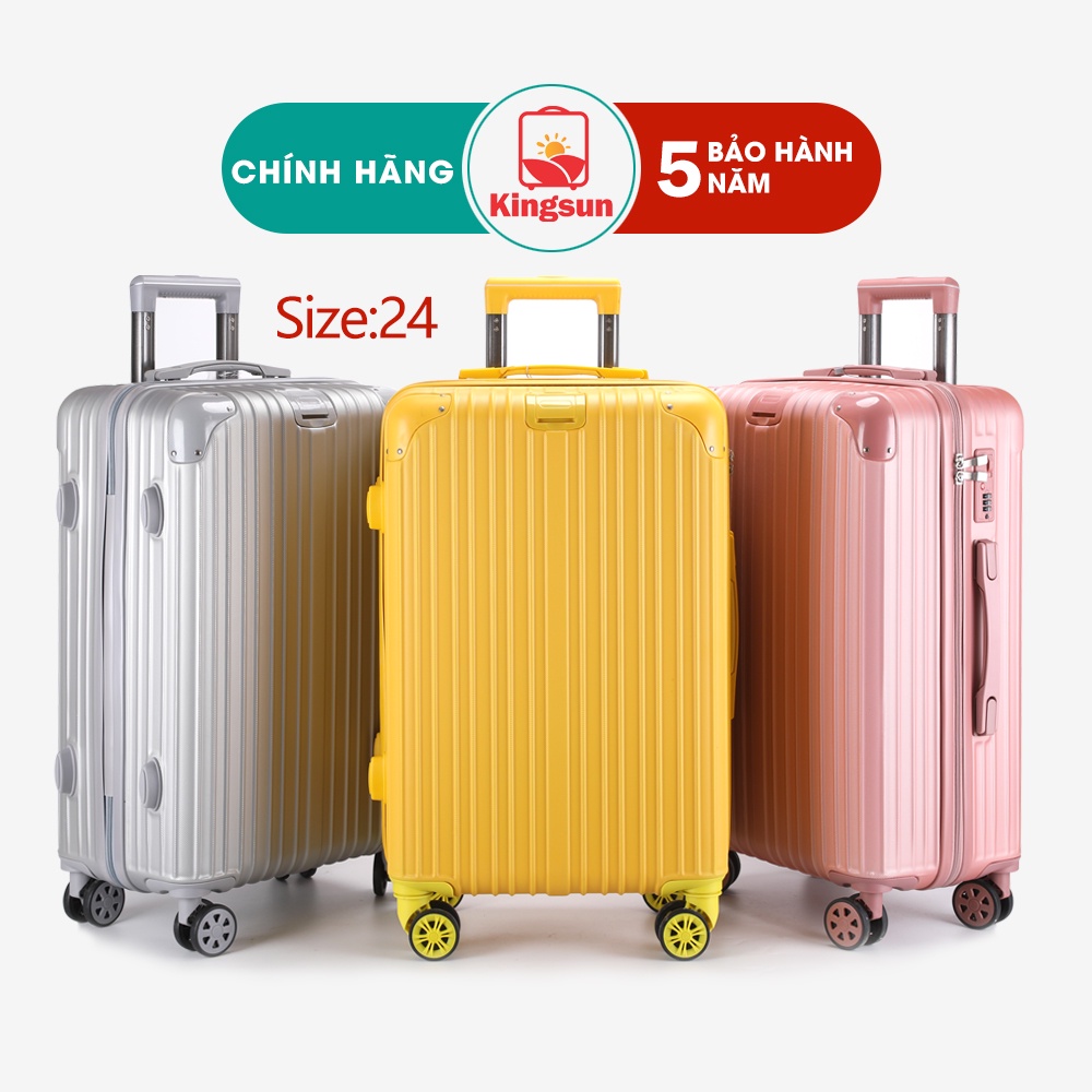 Vali du lịch Kingsun size 24inch cao cấp bảo hành 5 năm KS033