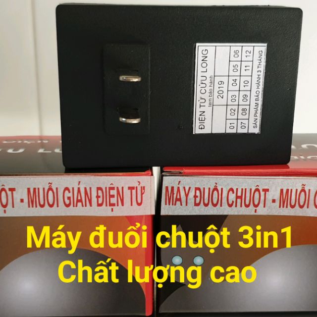 Máy Đuổi Gián Muỗi 3 Trong 1 Cao Cấp - Máy Đuổi Chuột Cửu Long