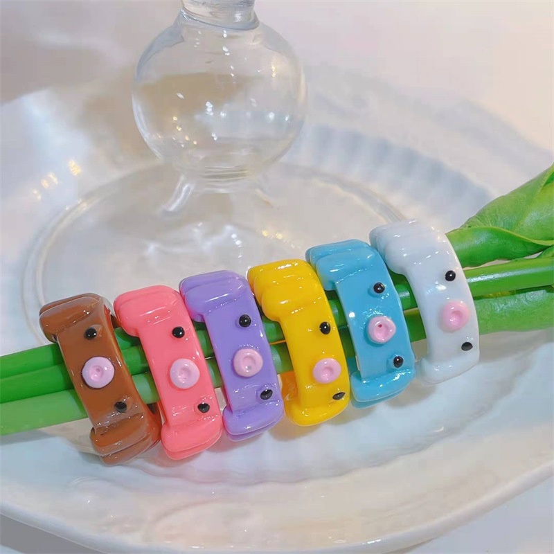 Bộ Nhẫn Hình Bạch Tuộc Dễ Thương