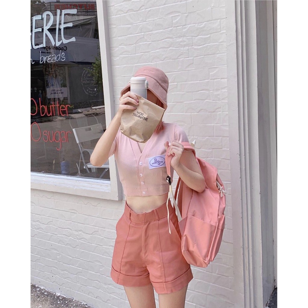 Áo CROPTOP BAE BANDAR Ulzzang Nữ 1hit_unisex (6 màu)