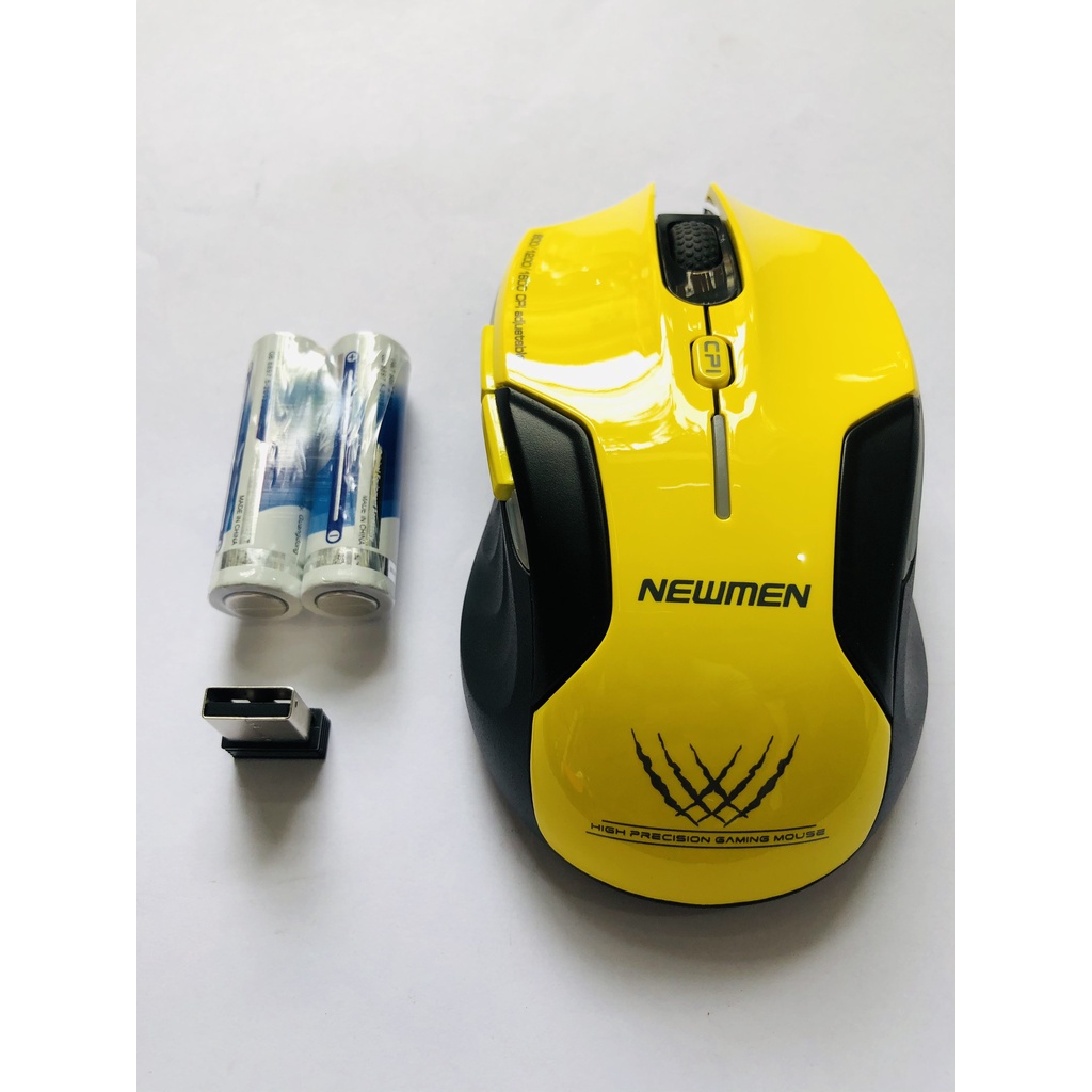 Chuột Gaming NEWMEN E500-Y không dây - Hàng Chính Hãng