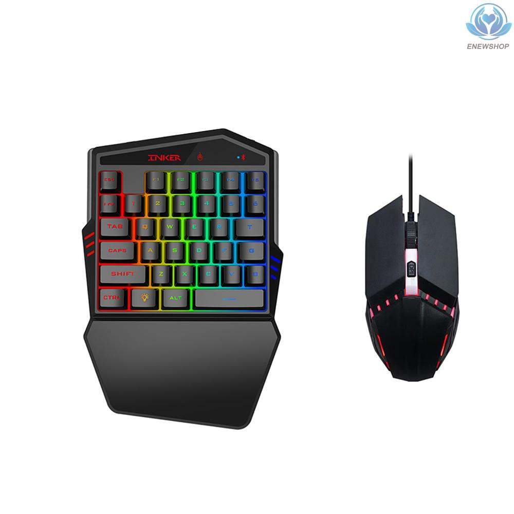 Bộ Bàn Phím Và Chuột Gaming Hxsj K99 35 Nút Bấm Và Đèn Led Cho Game Thủ