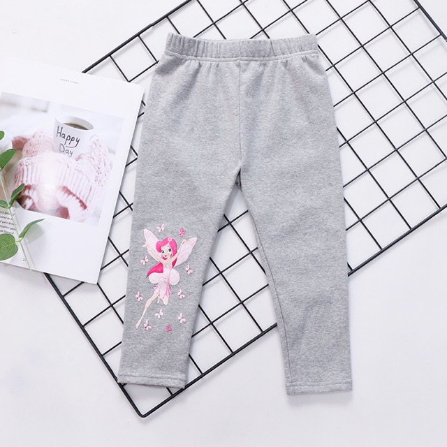 Quần legging cotton len chất đẹp bé gái ( loại 1)