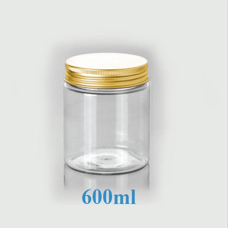 100 Hộp Nhựa, Hũ Nhựa Pet 600ml Nắp Nhôm Đựng Thực Phẩm, Đồ Khô, Ngũ Cốc