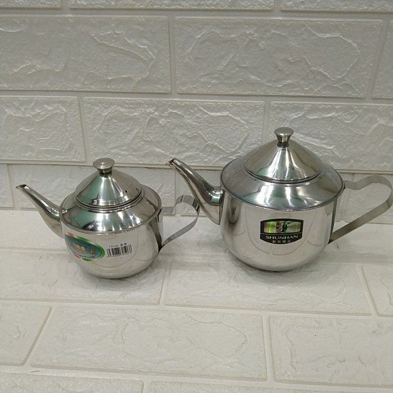 Ấm trà inox 10cm,12cm