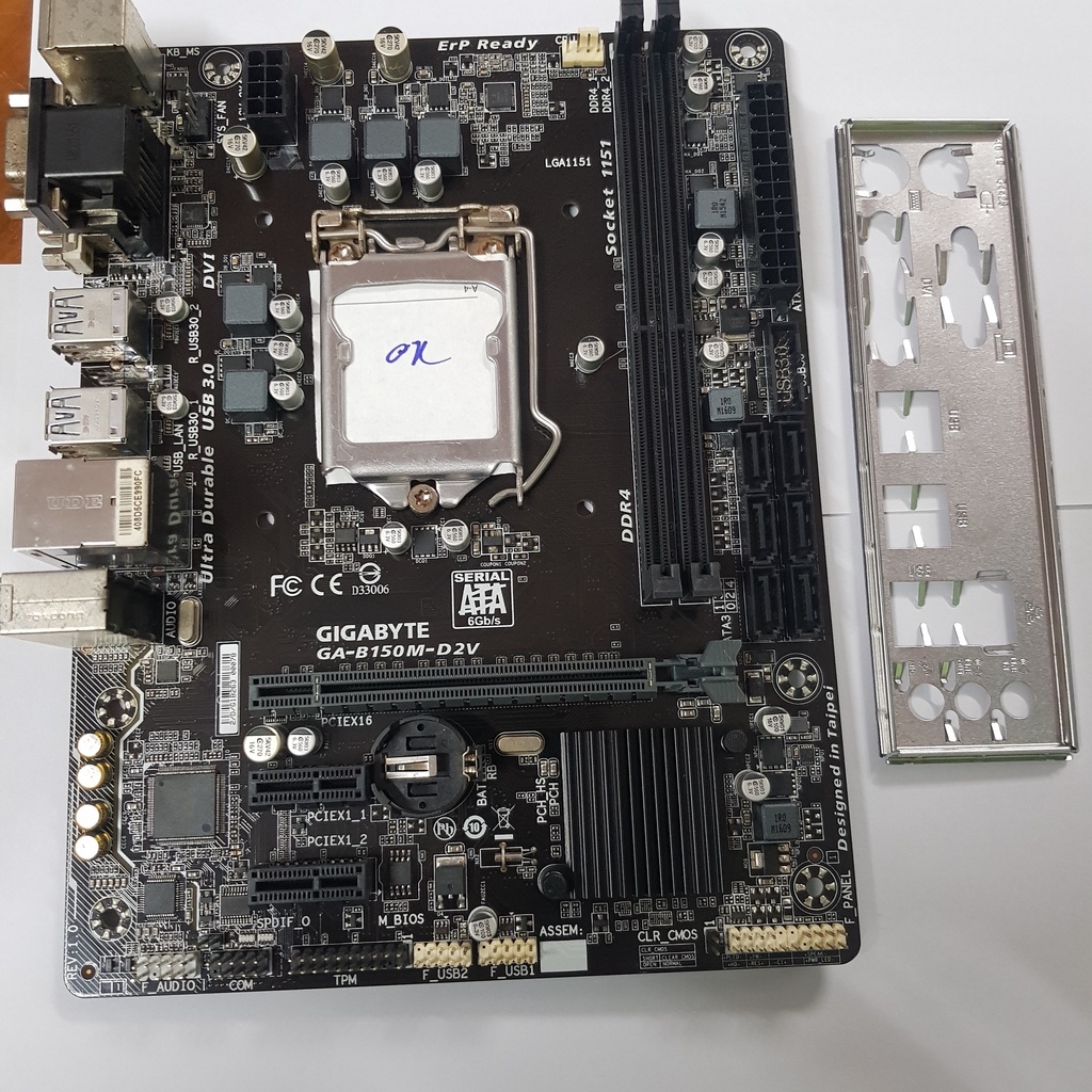 MAINBOARD GIGABYTE GA-B150M-D2V REV1.0