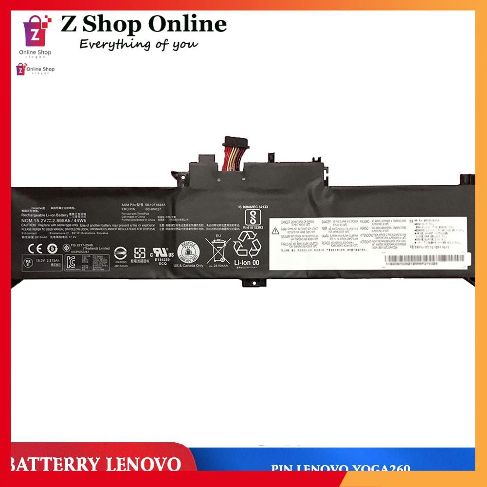 Pin Lenovo ThinkPad Yoga 370 X380 Yoga 3.36Ah 01AV434 SB10K9759