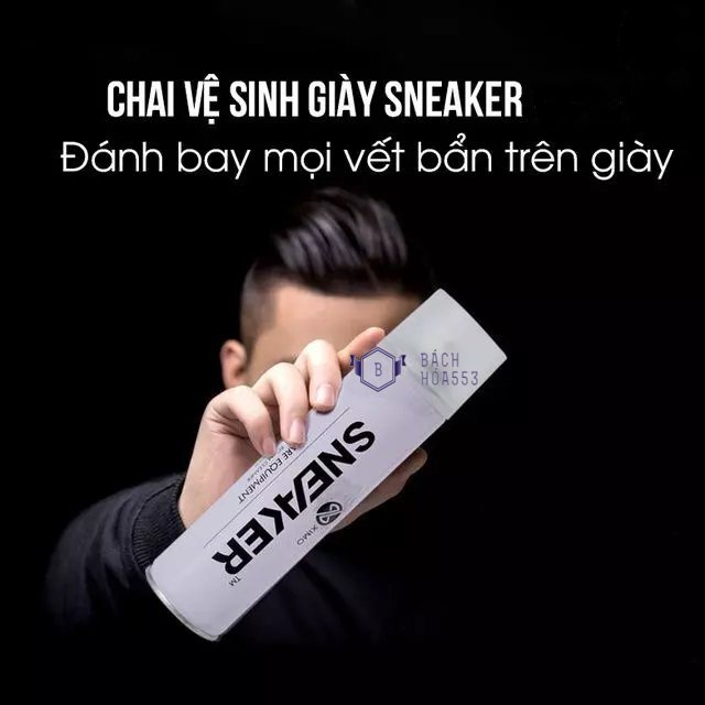 Chai xịt bọt làm sạch giầy Sneaker Ximo 300ml (Giặt giày khô)