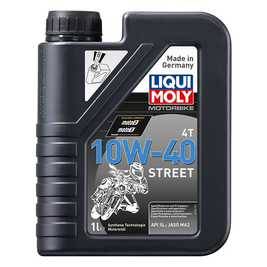 Nhớt tổng hợp Liqui Moly Motorbike Street 4T 10W30