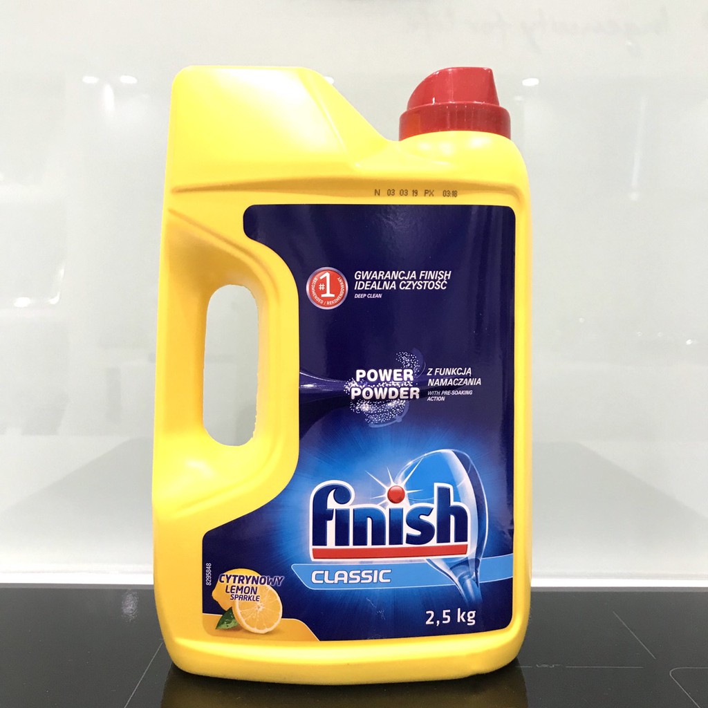 Bột rửa bát Finish 2.5 kg