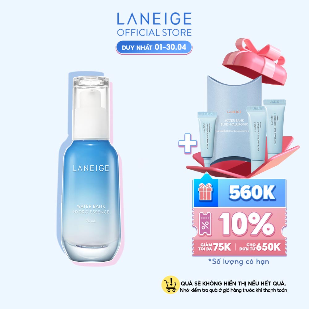Tinh chất dưỡng ẩm dành cho da dầu Laneige Water Bank Hydro Essence 70ML