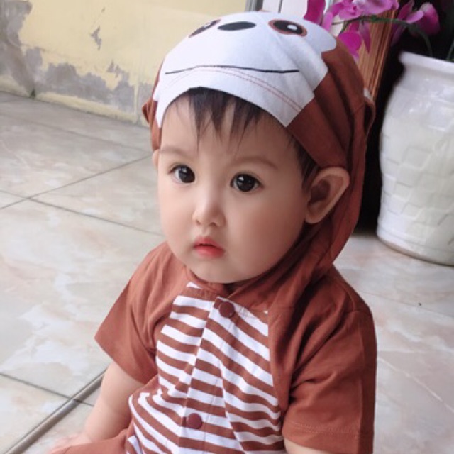 BODY THÚ HÌNH CON KHỈ CHO BÉ
