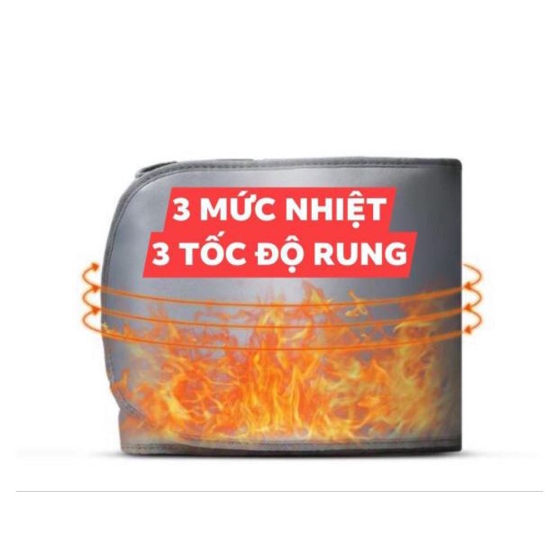 Đai Quấn Nóng Rung Massage Giảm Mỡ Bụng Và Toàn Thân Hiệu Quả