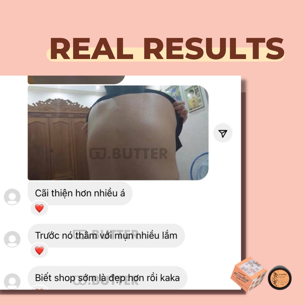 Combo 2 Mặt nạ Giảm mụn, Mờ thâm, sần cho vòng 3, nách - B.butter Body Mask | BigBuy360 - bigbuy360.vn