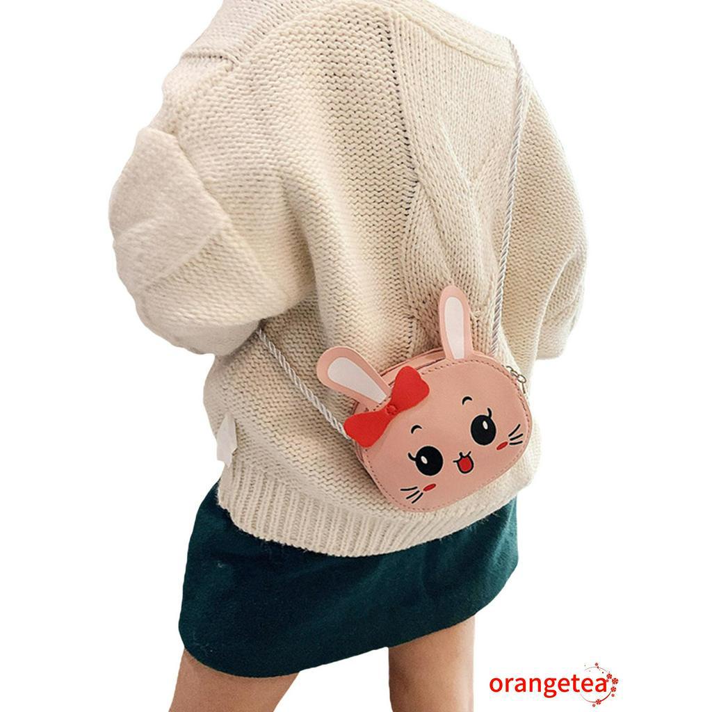 Túi đeo chéo hình thỏ hoạt hình dễ thương cho bé gái