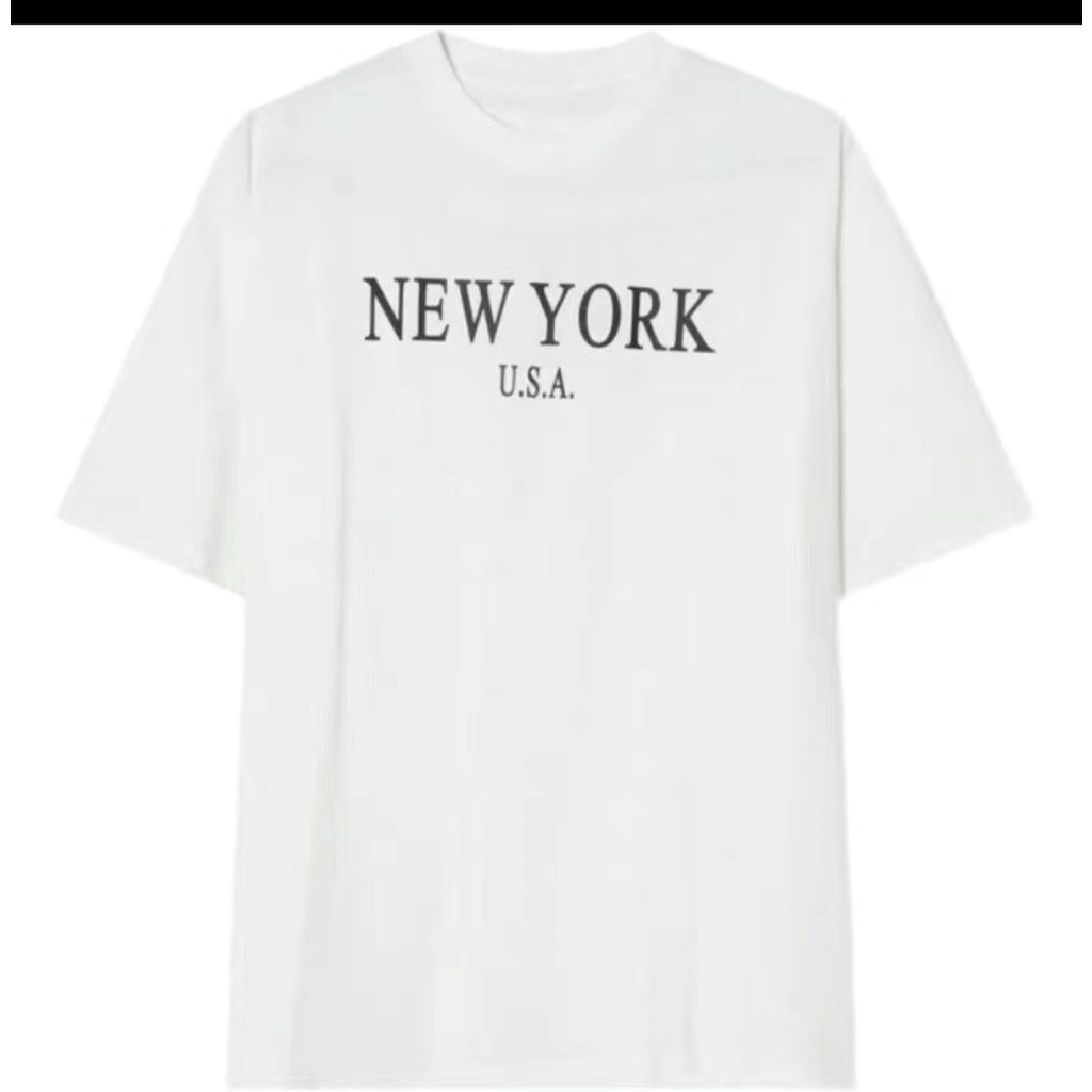 Áo thun nam unisex áo thun tay lỡ nam nữ NEW YORK TOP TRENDING 2022