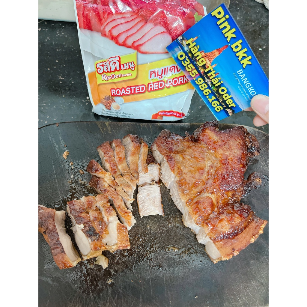 Gia vị xá xíu Thái Lan rosdee Roasted red pork 80g⚡HÀNG NỘI ĐỊA THÁI ⚡MUA TRỰC TIẾP THÁI LAN KHÔNG QUA TRUNG GIAN