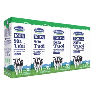 Thùng sữa 100% vinamilk date 2019