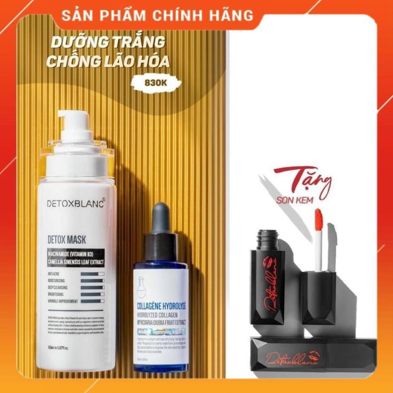 MẪU MỚI COMBO TRẮNG DA DETOX BLANCE [ TẶNG KÈM SON]