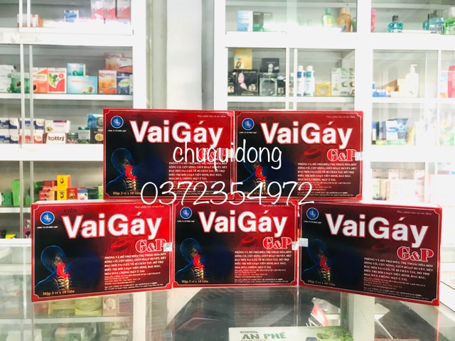 VAI GÁY GP ,G&P_hỗ trợ các triệu chứng thoái hoá đốt sống cổ, thắt lưng ...