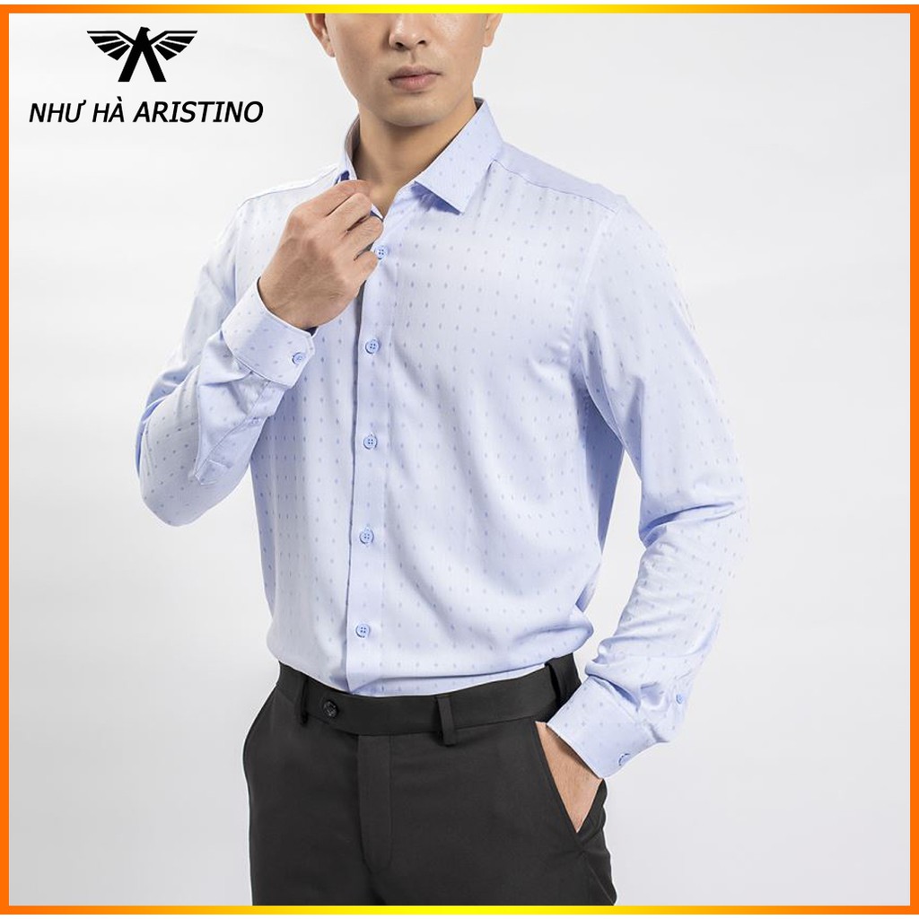 Áo sơ mi dài tay nam Aristino ALS60308 - ALS41407 - Slim Còn Size 39/40/4142/43