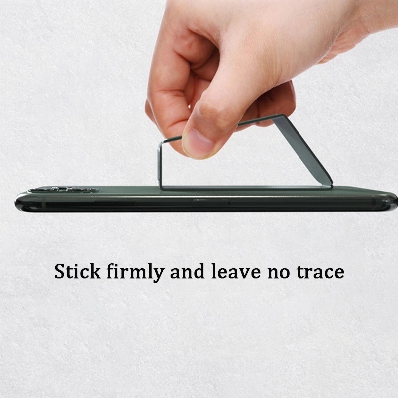 Giá Đỡ Điện Thoại Từ Tính Màu Trơn Dạng Kéo Đẩy Ngón Tay Sáng Tạo