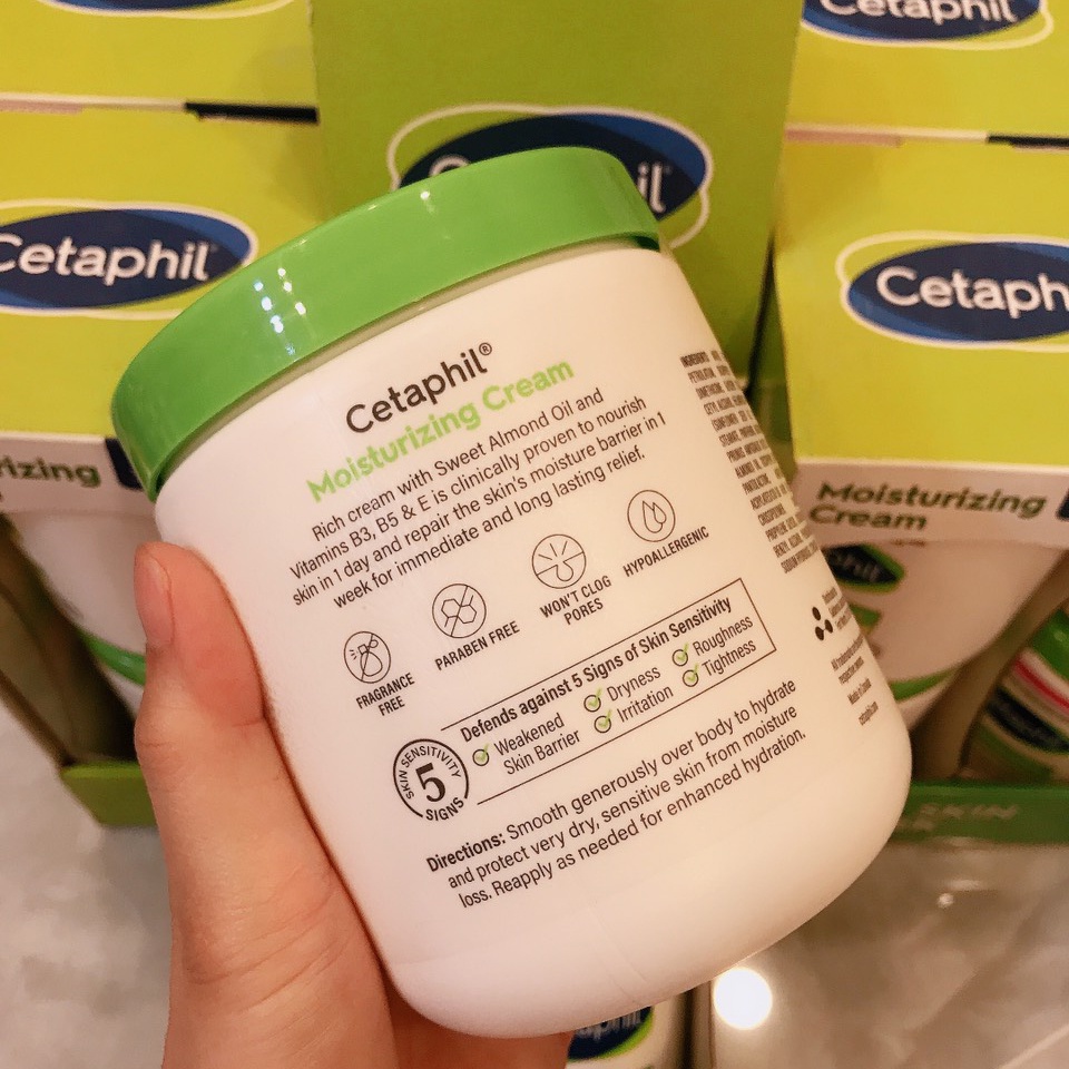 [New 2021] Kem dưỡng thể dưỡng ẩm Cetaphil Moisturizing Cream tách set hủ 566g
