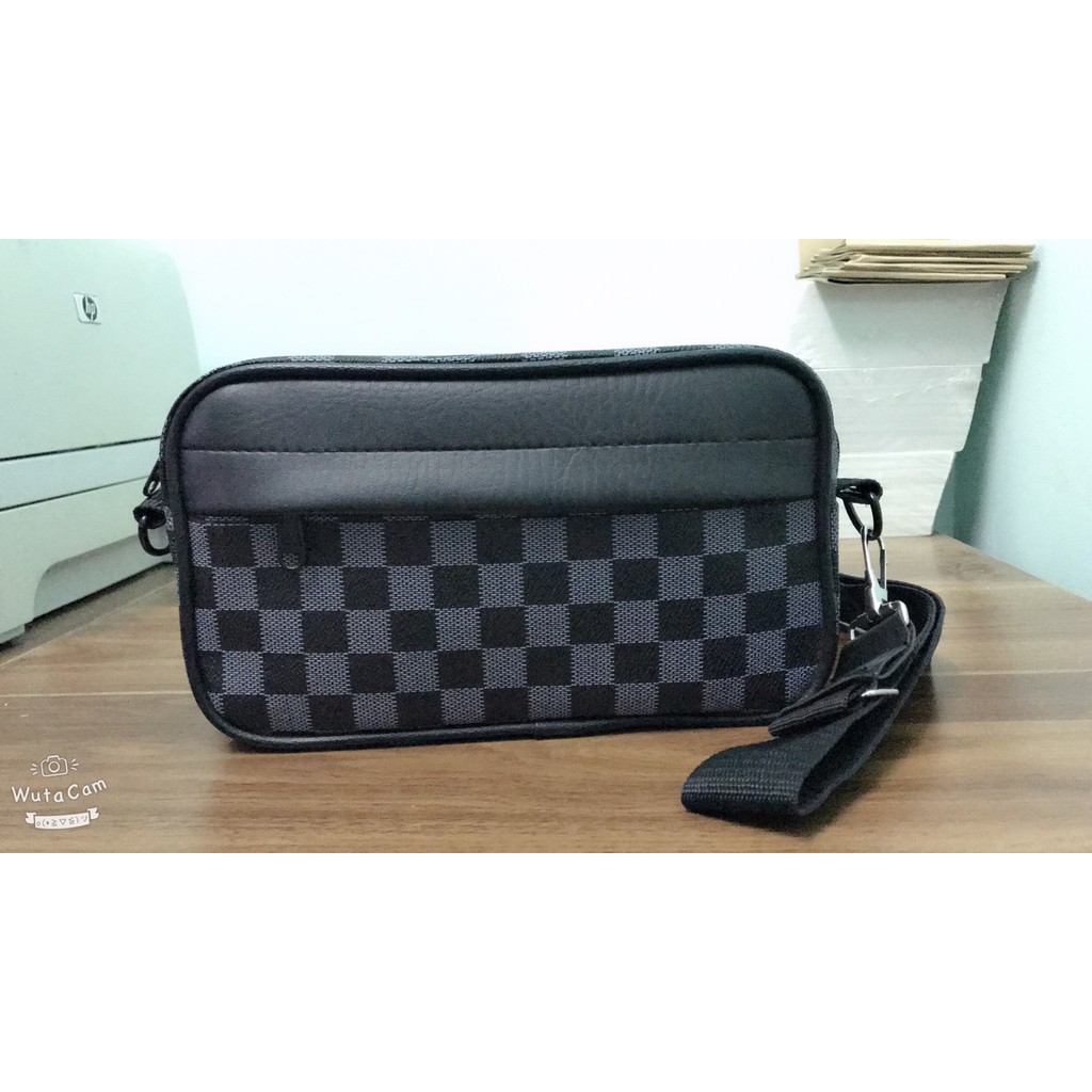 Túi Đeo Chéo Caro Chất Da PU Chống Nước - Túi Đeo Chéo Nam, Túi Đeo Nữ, Túi Đeo Unisex   Ảnh + Video Tự Chụp TM Store | BigBuy360 - bigbuy360.vn