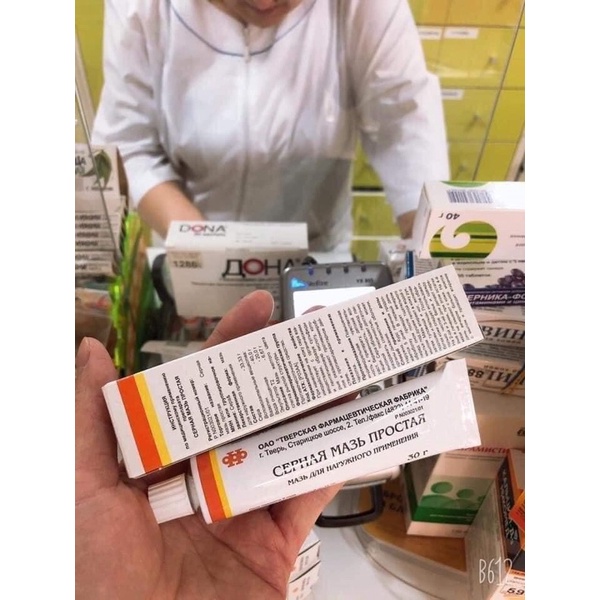 Kem mụn lưu huỳnh Cephar Nga