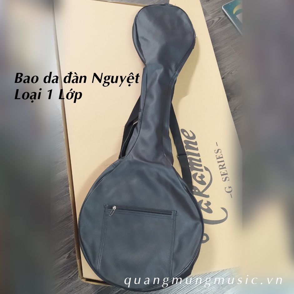 Bao da đàn nguyệt 1-3 lớp - Loại Tốt - Bao Da Đàn Kìm