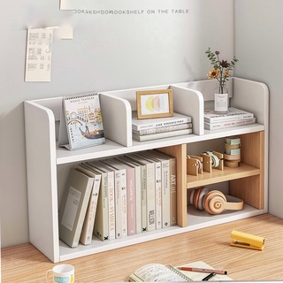Kệ sách gỗ mini để bàn làm việc, kệ sách gỗ hiện đại phong cách Nordic GS157