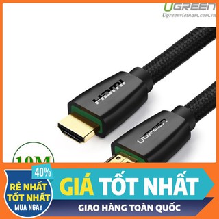 Cáp hdmi 2.0 dài 10m hỗ trợ full hd 4kx2k chính hãng ugreen 40414 cao cấp
