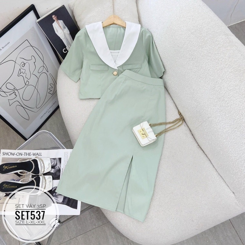 Bigsize Set váy 3sp SET537
